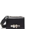 Alexander McQueen  skull-motif leather shoulder bag