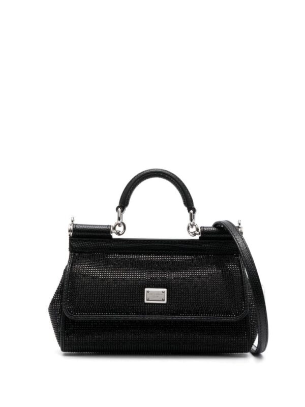 20024636_45090385_1000.jpg Dolce & Gabbana small Sicily rhinestone-embellished shoulder bag