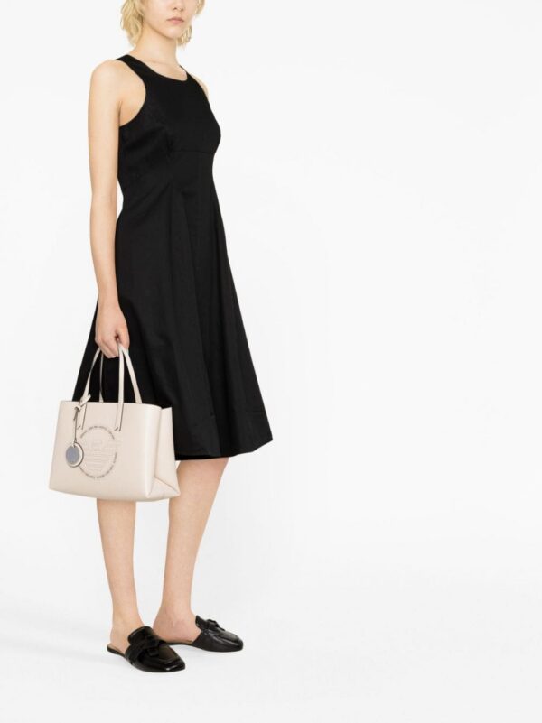 Emporio Armani perforated-logo tote bag