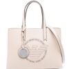 Emporio Armani perforated-logo tote bag