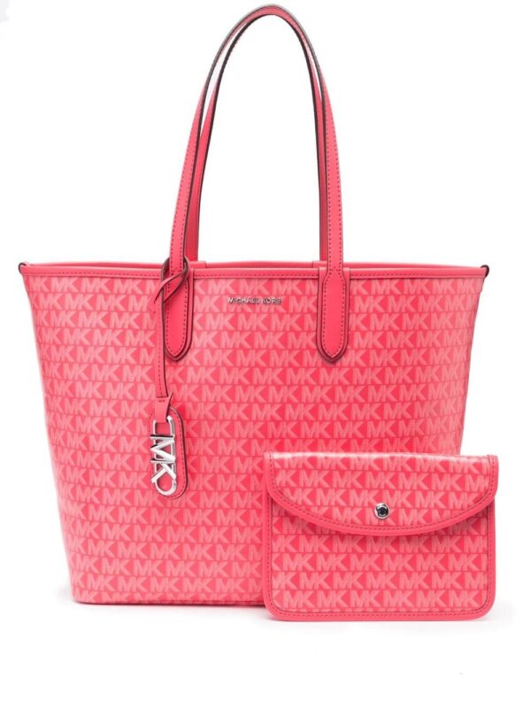 20028322_45103948_1000.jpg Michael Michael Kors Eliza monogram-jacquard tote bag