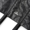 Prada medium crinkled tote bag