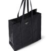 Prada medium crinkled tote bag