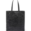 Prada medium crinkled tote bag