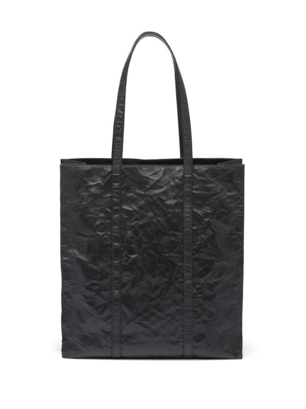 Prada medium crinkled tote bag