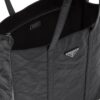Prada medium crinkled tote bag