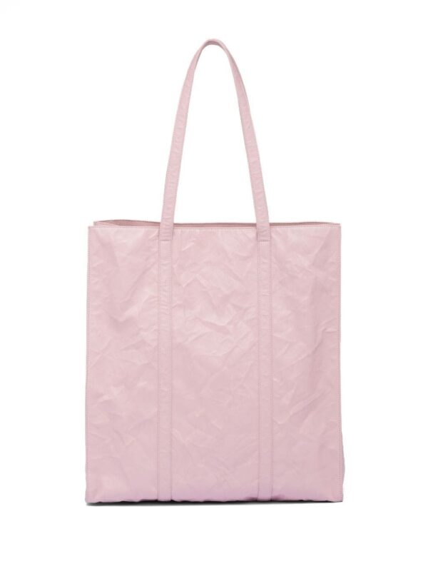 Prada medium crinkled tote bag