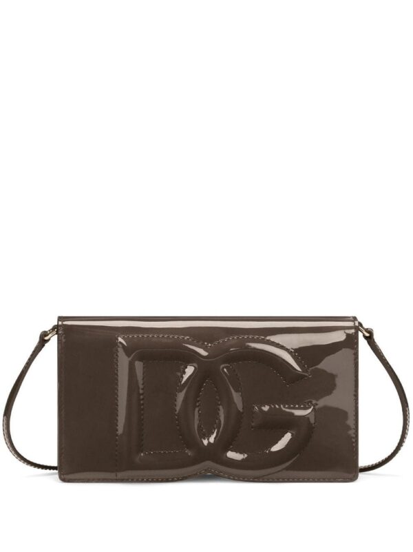 20043876_50632612_1000.jpg Dolce & Gabbana DG-logo patent-leather shoulder bag