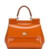 20044027_50632616_1000.jpg Dolce & Gabbana small Sicily patent-leather tote bag