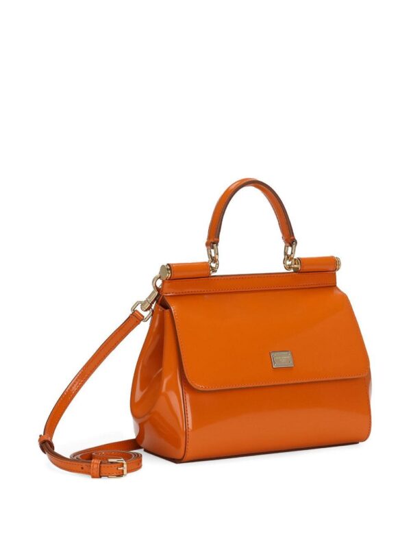 20044027_50632618_1000.jpg Dolce & Gabbana small Sicily patent-leather tote bag