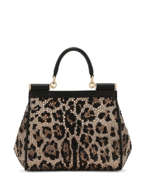 Dolce & Gabbana small Sicily crystal-embellished tote bag