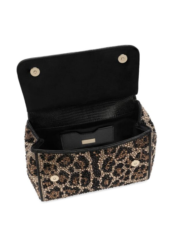 Dolce & Gabbana small Sicily crystal-embellished tote bag