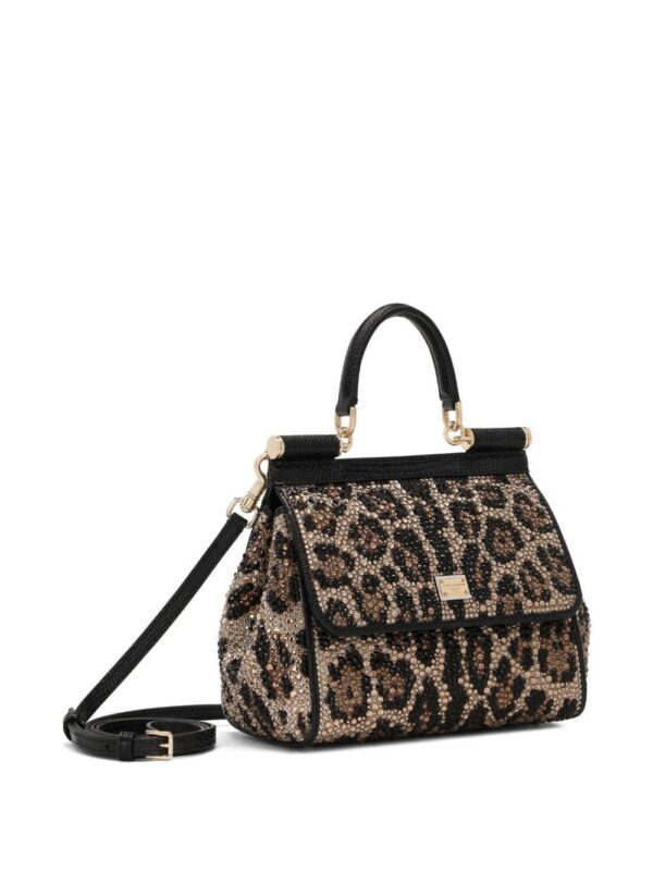 Dolce & Gabbana small Sicily crystal-embellished tote bag