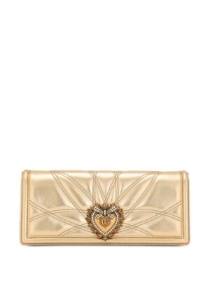 20044043_51540891_1000.jpg Dolce & Gabbana Devotion metallic-effect leather bag