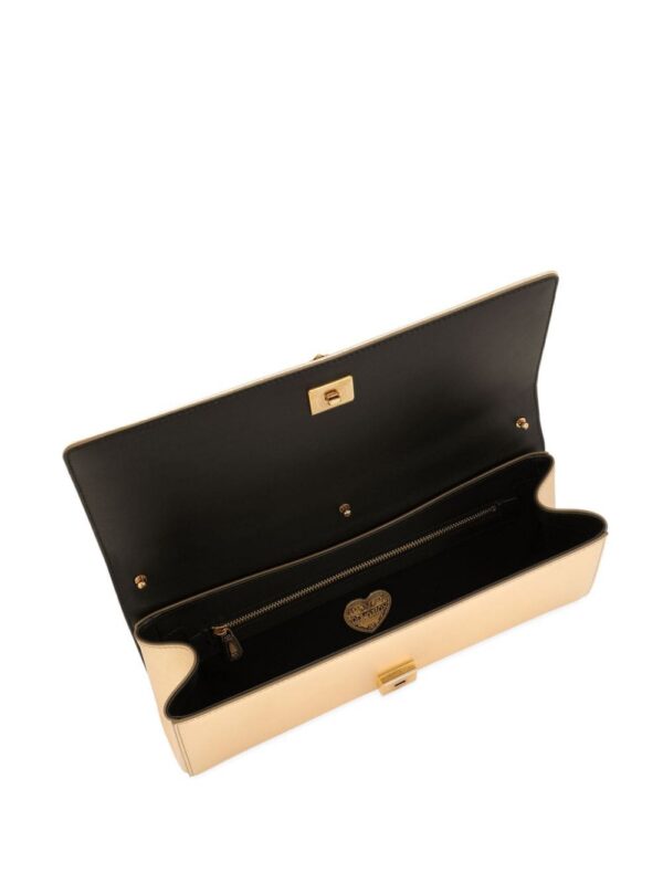 20044043_51540895_1000.jpg Dolce & Gabbana Devotion metallic-effect leather bag