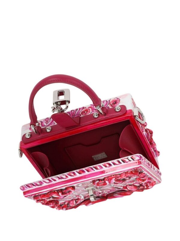 20045029_45256375_1000.jpg Dolce & Gabbana Dolce Box Majolica-print shoulder bag