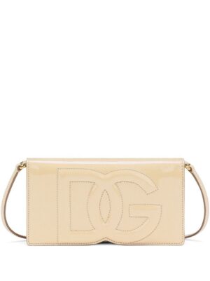 20045073_50632436_1000.jpg Dolce & Gabbana DG Logo patent-leather mini bag