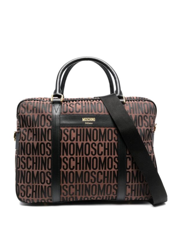 20050694_51004902_1000.jpg Moschino monogram-pattern leather laptop bag