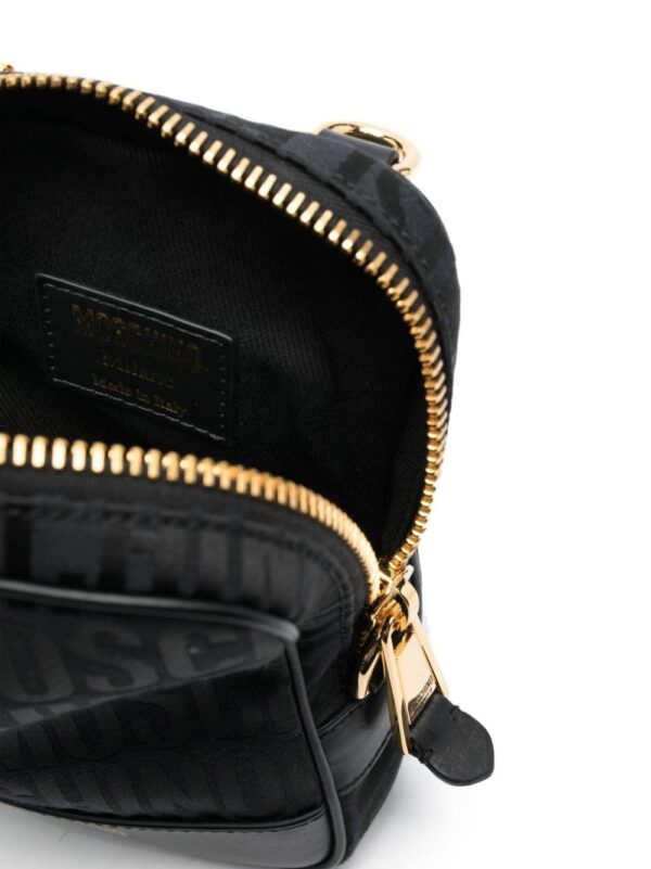 Moschino logo-print crossbody bag