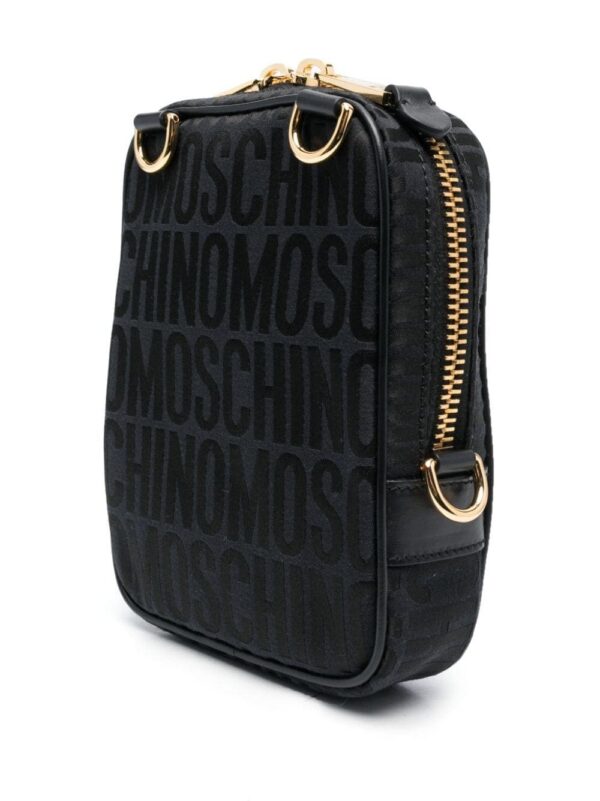 Moschino logo-print crossbody bag