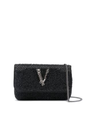 20067112_50632312_1000.jpg Versace Virtus rhinestone-embellished shoulder bag