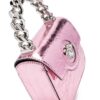 Versace La Medusa metallic leather mini bag