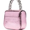 Versace La Medusa metallic leather mini bag