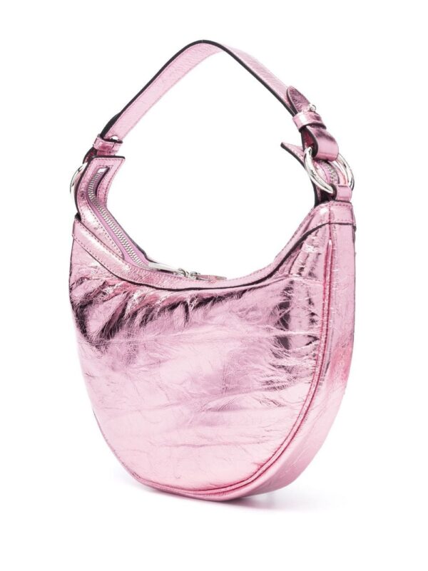 Versace small Repeat metallic-effect shoulder bag