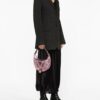 Versace small Repeat metallic-effect shoulder bag