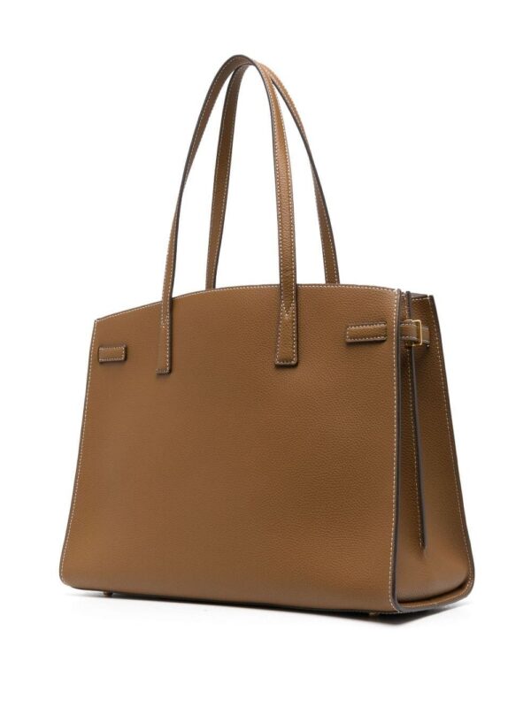 Tory Burch pebble-textured leather tote bag