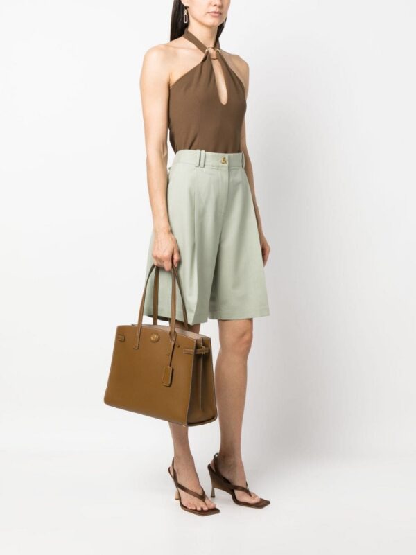 Tory Burch pebble-textured leather tote bag