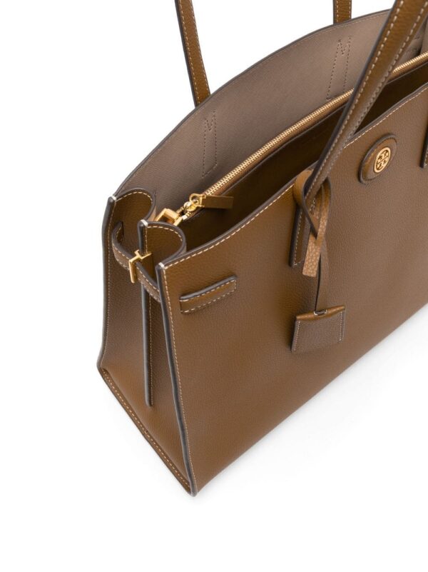 Tory Burch pebble-textured leather tote bag