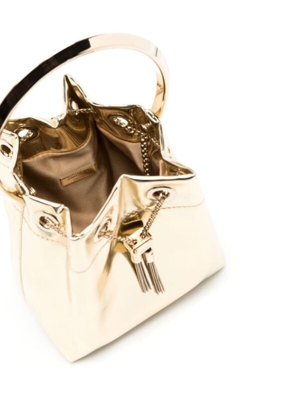 20078509_45205844_1000.jpg Jimmy Choo Bon Bon metallic mini bucket bag