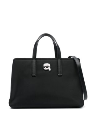 20081933_50408888_1000.jpg Karl Lagerfeld Ikonik appliqué-detail tote bag
