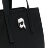 20081933_50408891_1000.jpg Karl Lagerfeld Ikonik appliqué-detail tote bag
