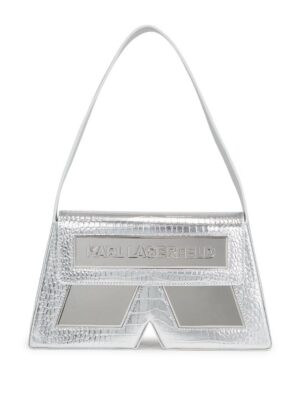 20082439_50792554_1000.jpg Karl Lagerfeld IKON/K crocodile-effect shoulder bag