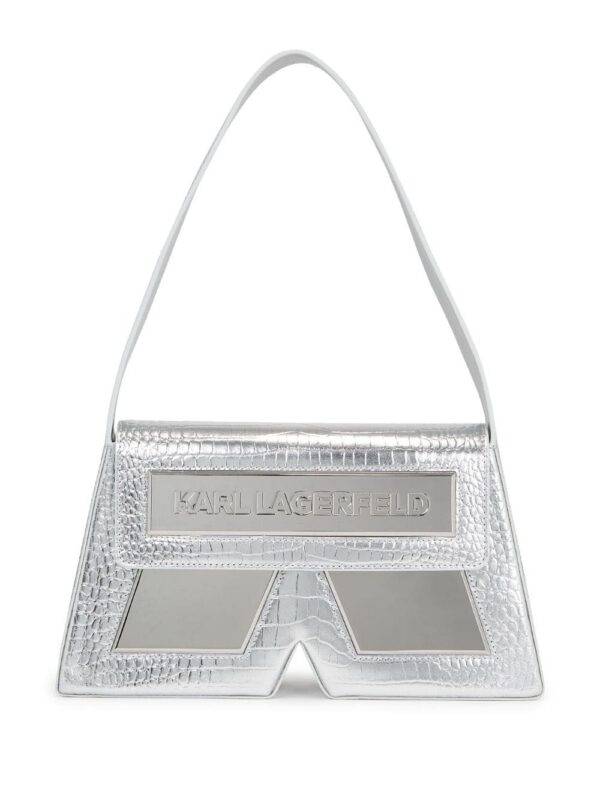20082439_50792554_1000.jpg Karl Lagerfeld IKON/K crocodile-effect shoulder bag