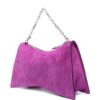 Karl Lagerfeld K/Seven Element suede shoulder bag