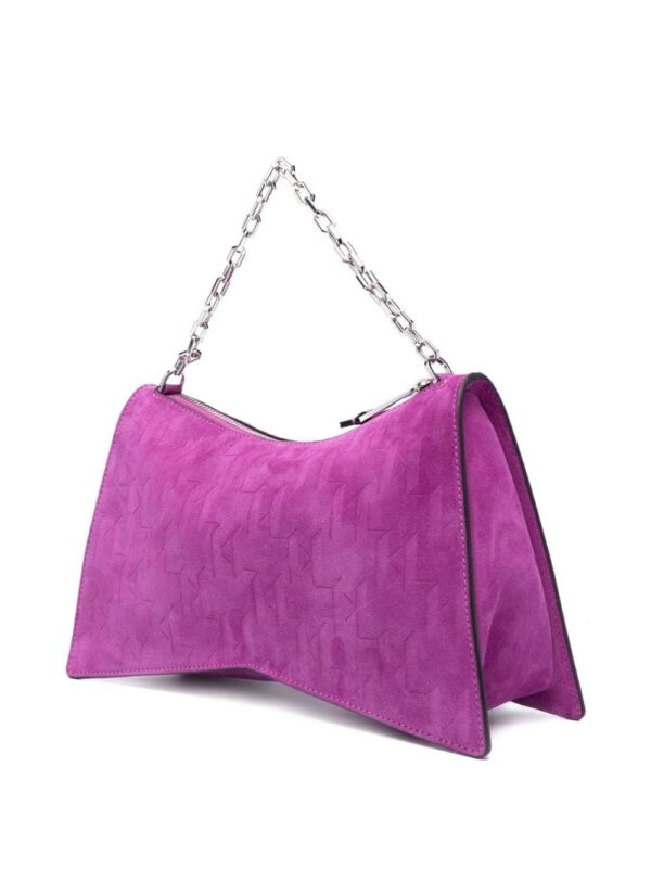Karl Lagerfeld K/Seven Element suede shoulder bag