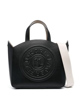 20082517_50408233_1000.jpg Karl Lagerfeld K/Circle debossed-logo tote bag