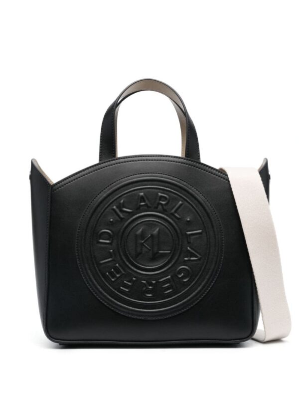 20082517_50408233_1000.jpg Karl Lagerfeld K/Circle debossed-logo tote bag