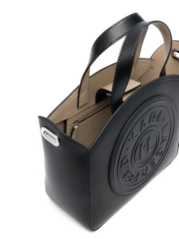 20082517_50408234_1000.jpg Karl Lagerfeld K/Circle debossed-logo tote bag