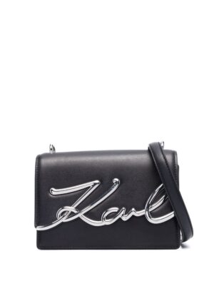 20082539_50408496_1000.jpg Karl Lagerfeld Signature leather shoulder bag