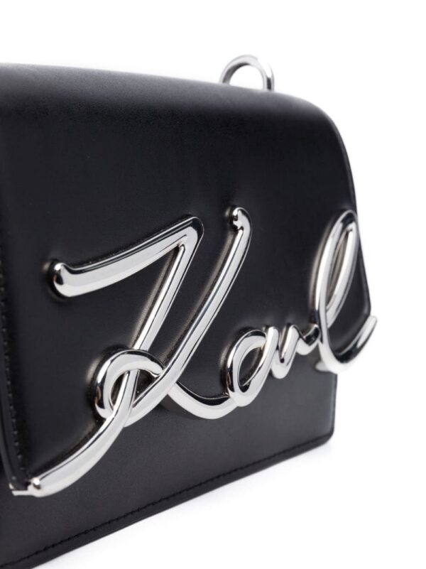 20082539_50408497_1000.jpg Karl Lagerfeld Signature leather shoulder bag
