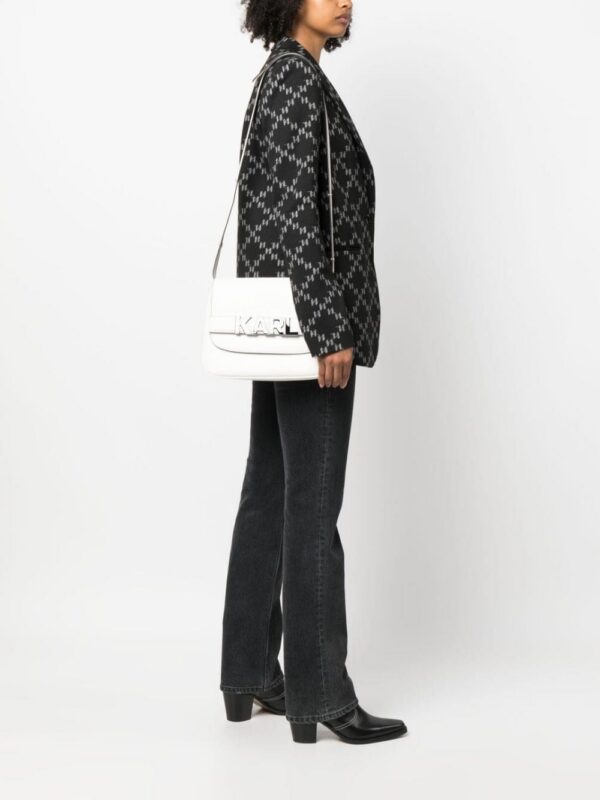 20083259_50409060_1000.jpg Karl Lagerfeld K/Letters logo-plaque shoulder bag