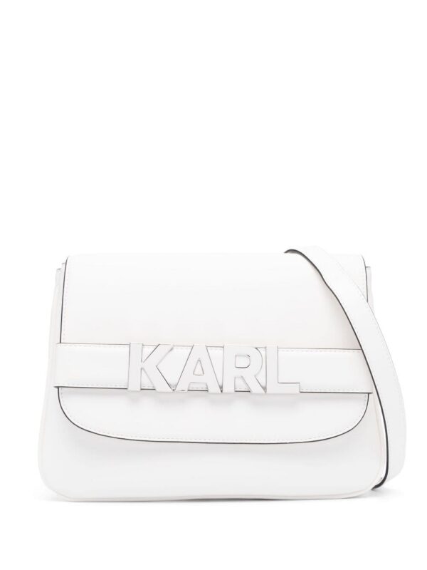 20083259_50409062_1000.jpg Karl Lagerfeld K/Letters logo-plaque shoulder bag