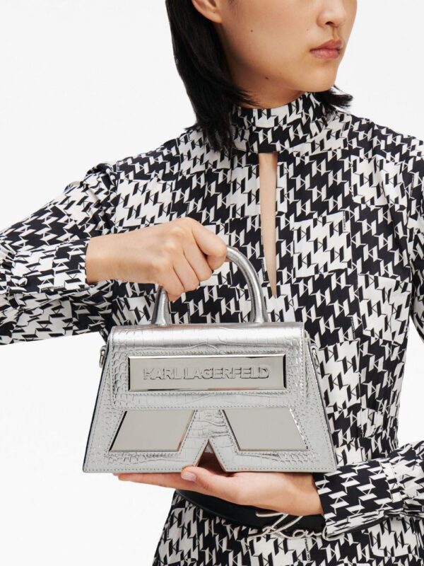 20083269_50791483_1000.jpg Karl Lagerfeld IKON/K crocodile-effect crossbody bag