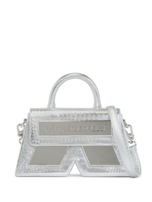 20083269_50791486_1000.jpg Karl Lagerfeld IKON/K crocodile-effect crossbody bag