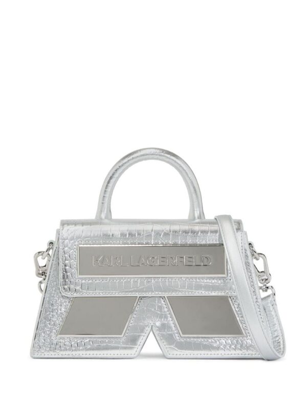 20083269_50791486_1000.jpg Karl Lagerfeld IKON/K crocodile-effect crossbody bag