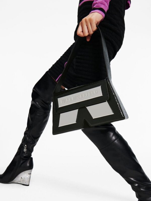 20083288_50787996_1000.jpg Karl Lagerfeld IKON/K crocodile-effect shoulder bag